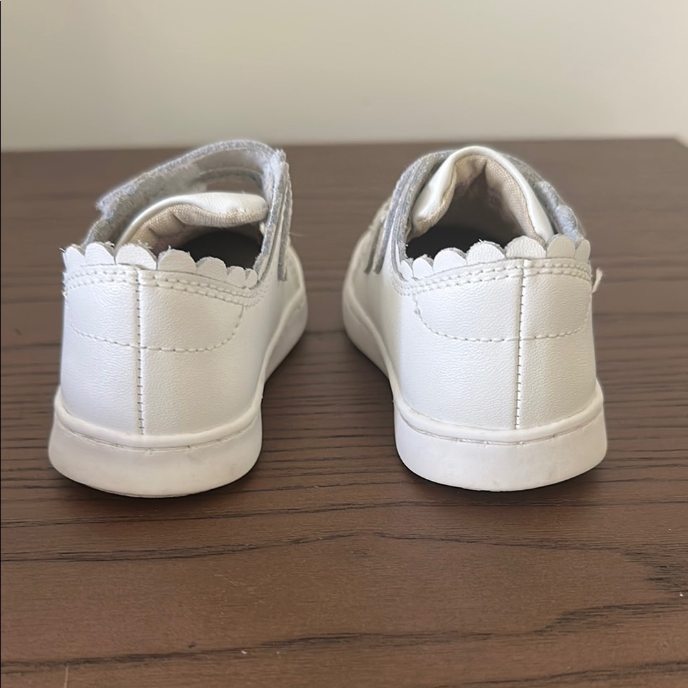 L'Amour White Baby Walker Shoes - Picture 7 of 8